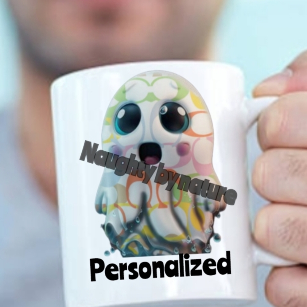 Personalized Ghost Design Mug
